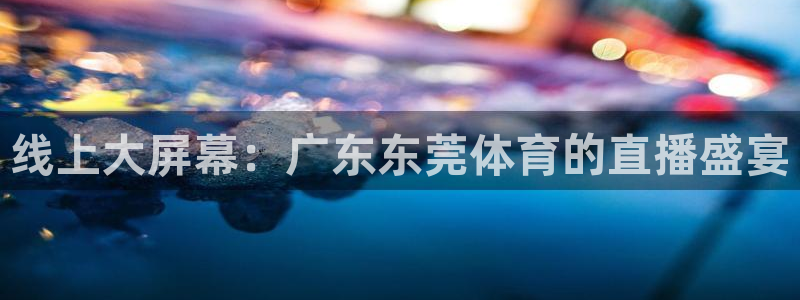 绿茵体育app下载：线上大屏幕：广东东莞体育的直播盛宴